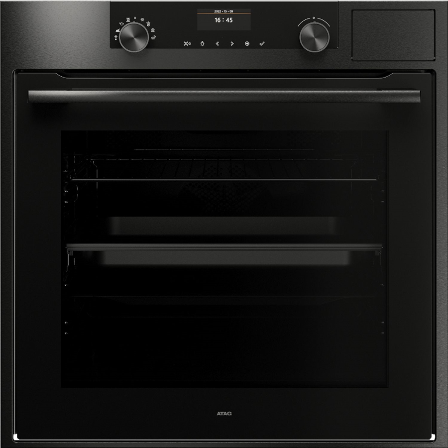 ATAG CS66121C  Inbouw Combo Stoomoven met Kleurendisplay - Black Steel 1