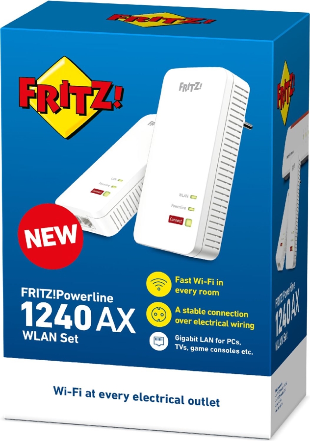 FRITZ!Powerline 1240 AX WLAN Set 3