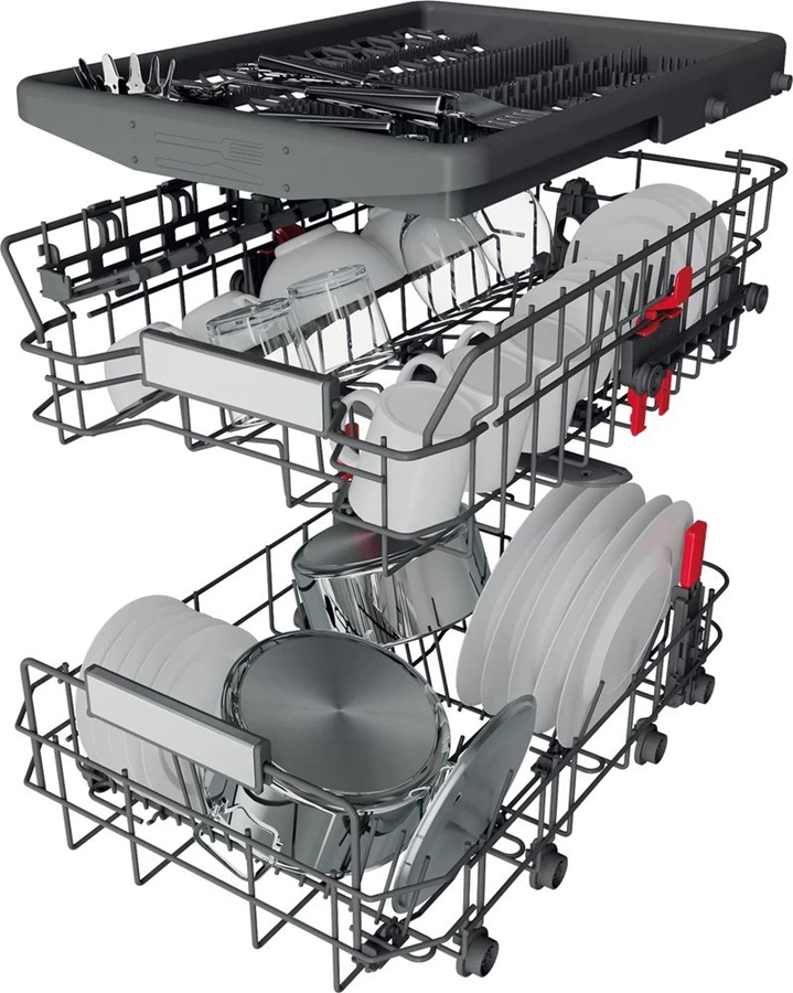 Whirlpool WSFO 3O34 PF X Slimline Vaatwasser - RVS 7