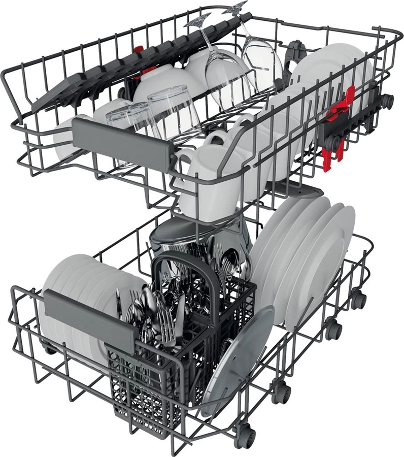 Whirlpool WSFC 3M27 X Slimline Vaatwasser - RVS 7