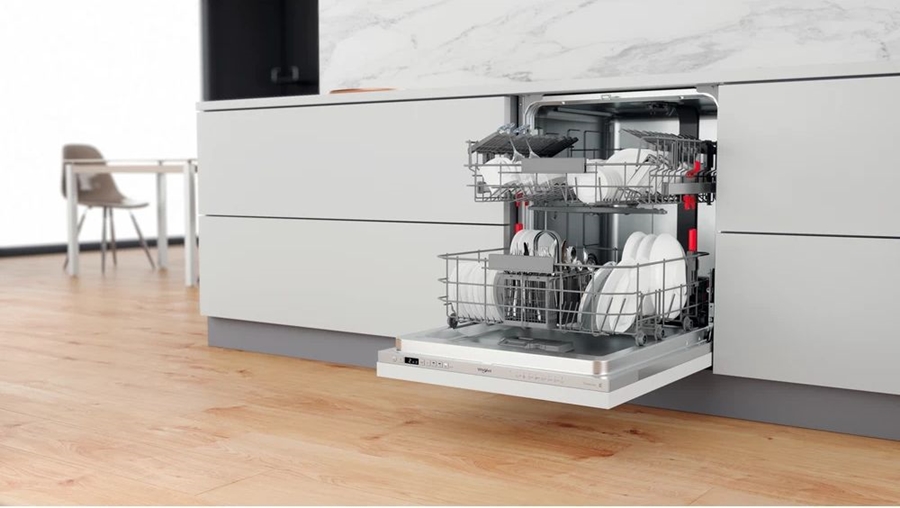 Whirlpool WIC 3C33 PE Geïntegreerde vaatwasser - Zilver  5