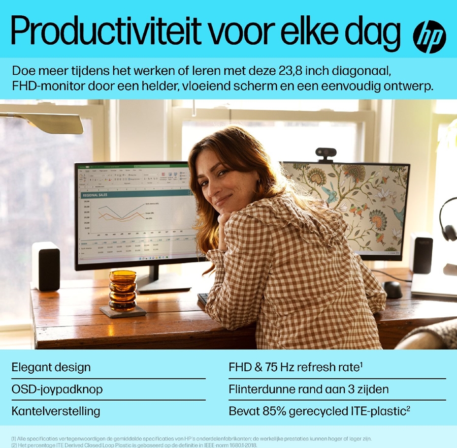 HP V24v G5 computer monitor 11