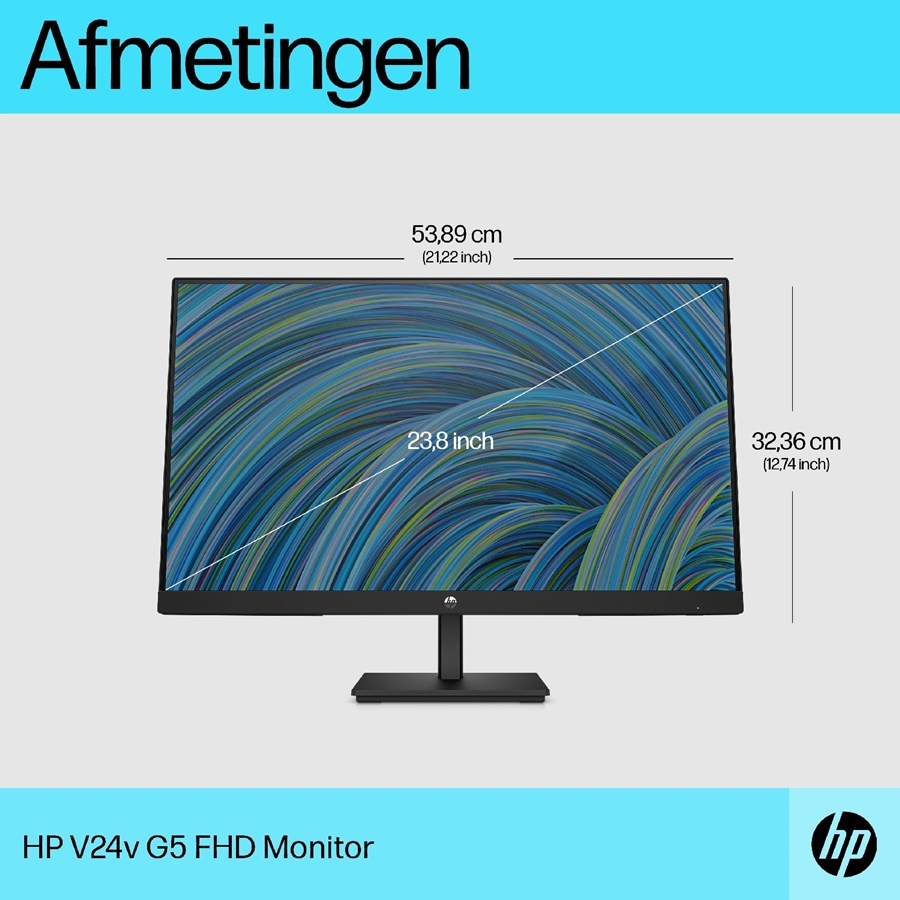 HP V24v G5 computer monitor 12