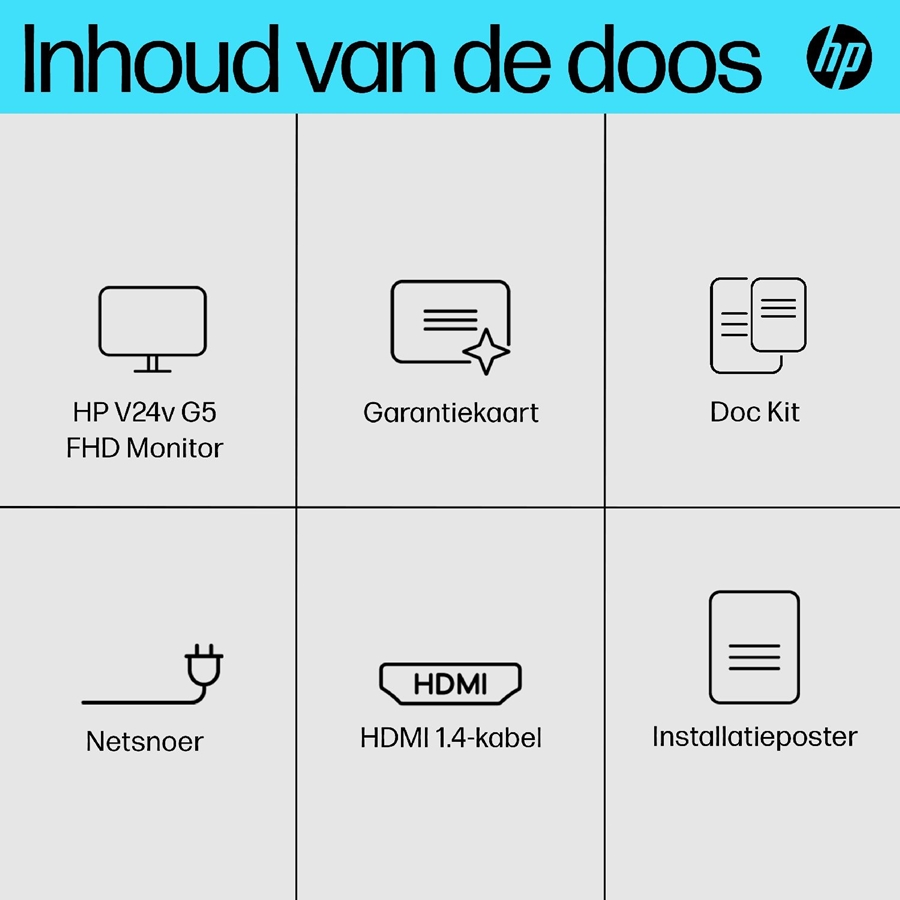 HP V24v G5 computer monitor 7
