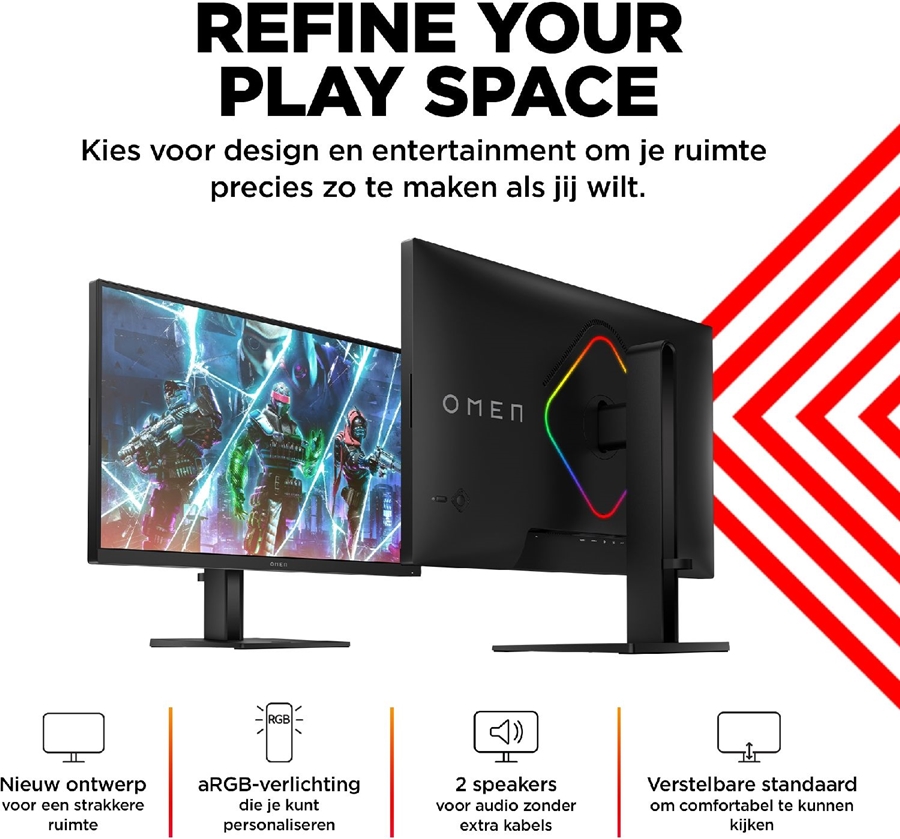 HP OMEN by HP 27qs computer monitor 12