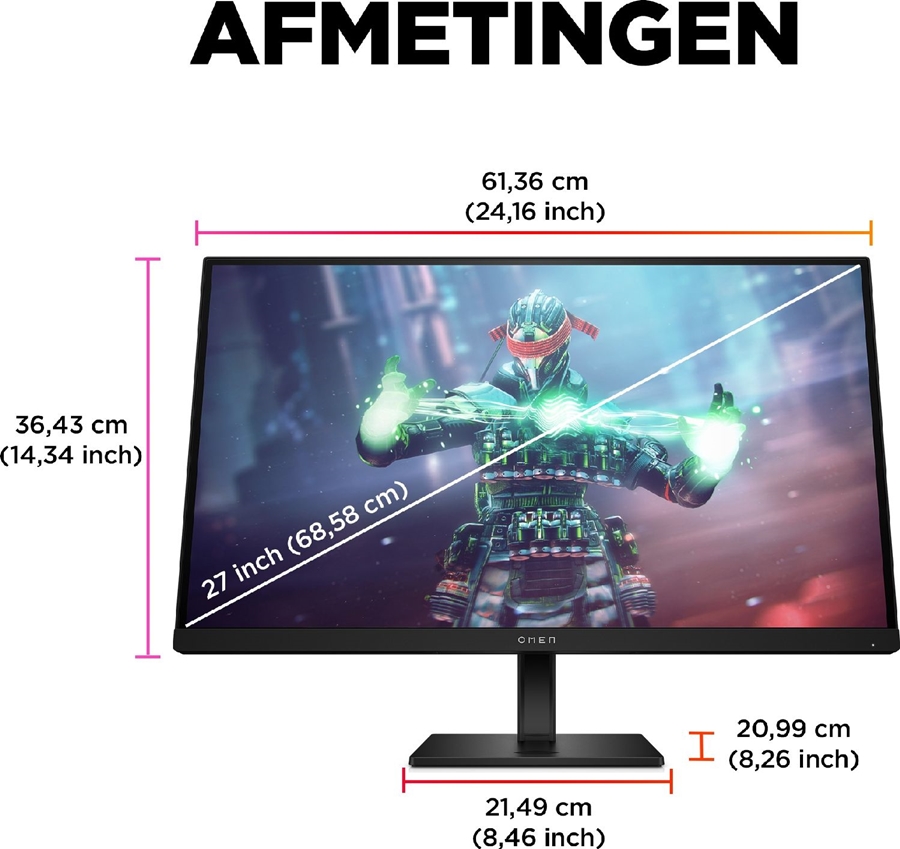 HP OMEN by HP 27k computer monitor 15