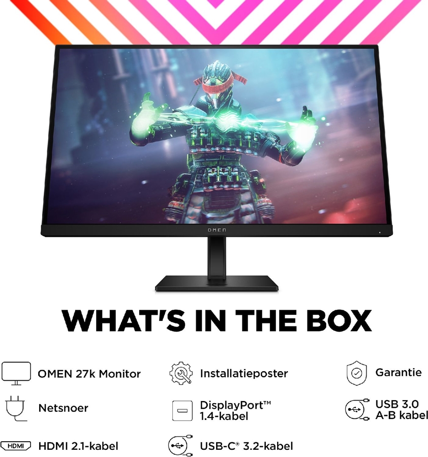HP OMEN by HP 27k computer monitor 9