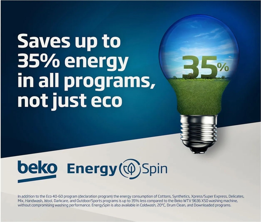 Beko BM1WFU3842W Wasmachine 8