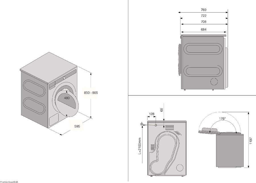 ASKO T411HD.W Warmtepompdroger 11