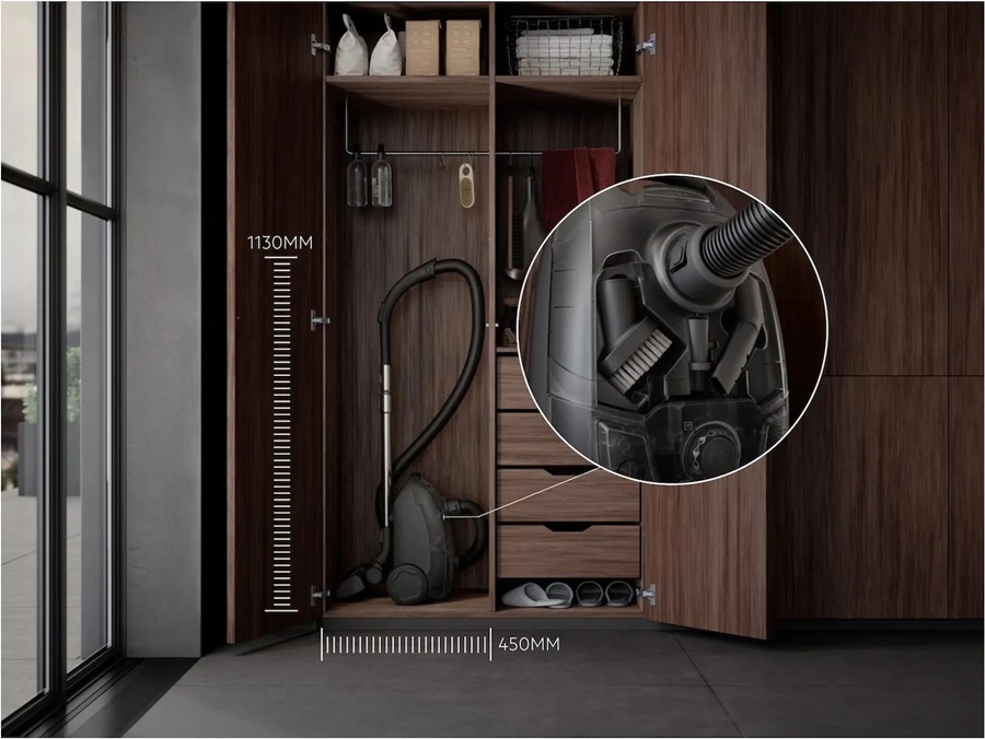 AEG AB51C1DB Clean 5000 Stofzuiger met Zak - Donkerblauw 6