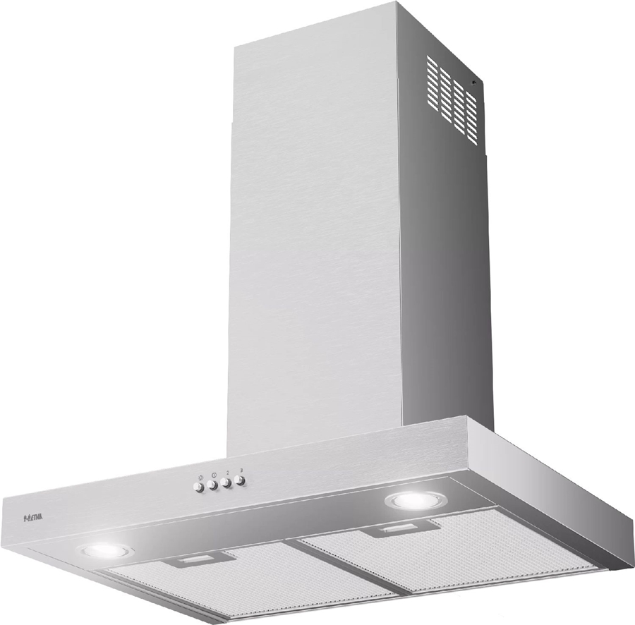 ETNA AB260RVS Blokmodel Schouwkap - 60 cm - RVS 4