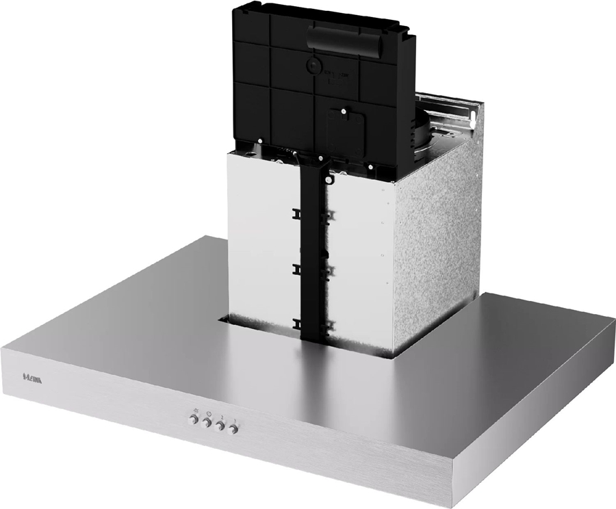 ETNA AB260RVS Blokmodel Schouwkap - 60 cm - RVS 6