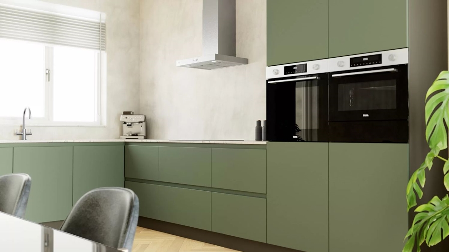 ETNA AB260RVS Blokmodel Schouwkap - 60 cm - RVS 10