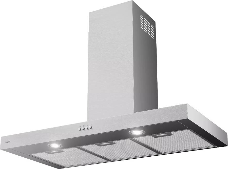 ETNA AB290RVS Blokmodel Schouwkap - 90 cm - RVS 4