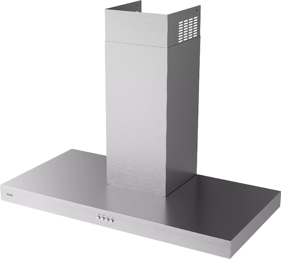 ETNA AB290RVS Blokmodel Schouwkap - 90 cm - RVS 5