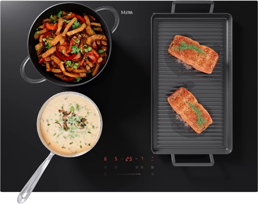 ETNA KIF370ZT Inductiekookplaat - 70 cm - met Koppelbare Flexzones 6