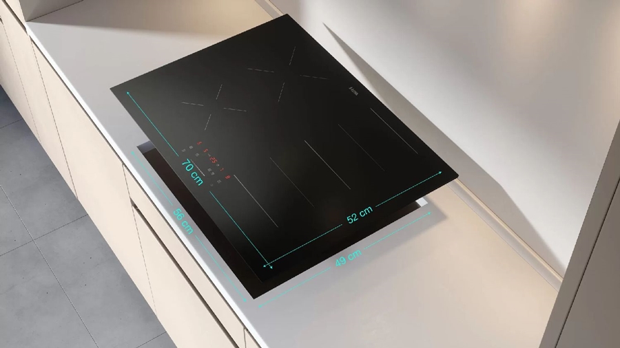 ETNA KIF370ZT Inductiekookplaat - 70 cm - met Koppelbare Flexzones 9