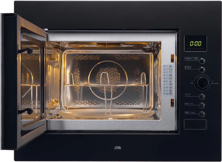 Etna CM232ZT Inbouw Combi-magnetron - Nis 45 cm - Matzwart 2