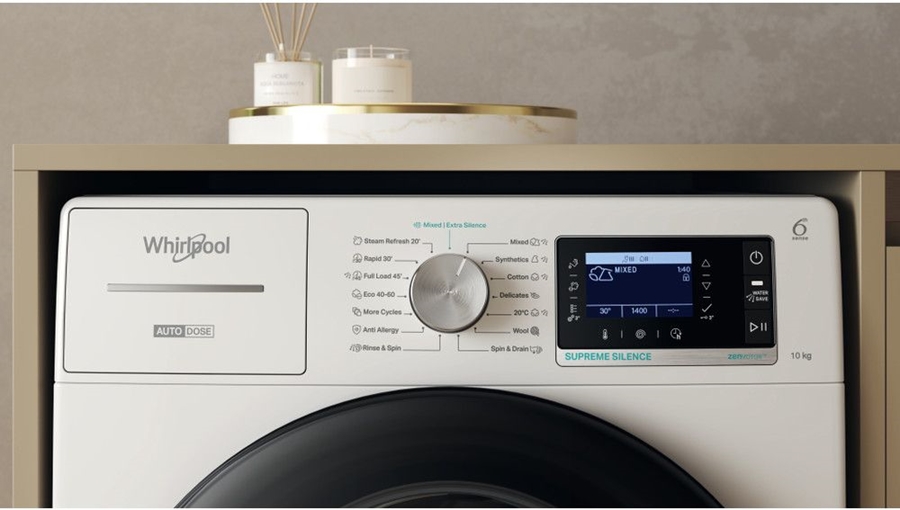 Whirlpool W8 09AD SILENCE EE Vrijstaande Wasmachine 5