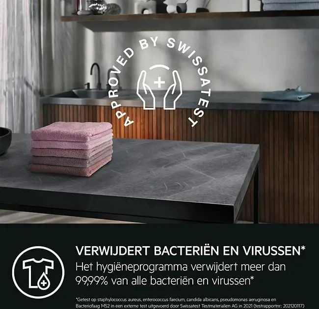 AEG LWR739X64 7000 Serie SensiDryProSteam Condensatie Was-droogcombinatie   7