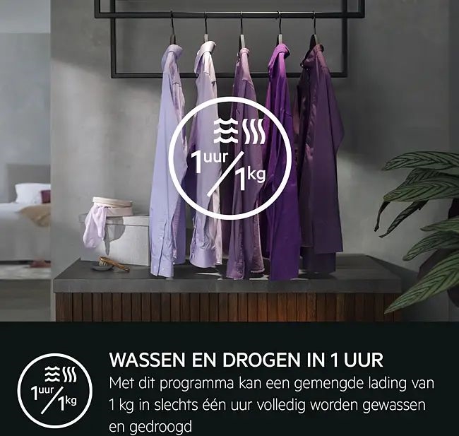 AEG LWR739X64 7000 Serie SensiDryProSteam Condensatie Was-droogcombinatie   13