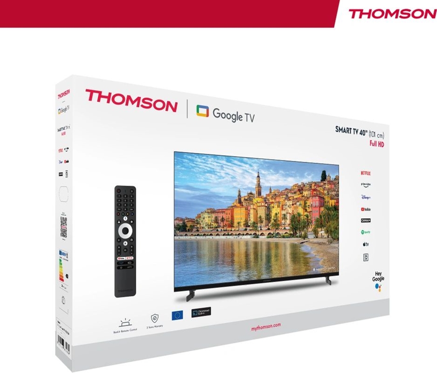 Thomson Google TV 40FG2S14 FHD zwart 9
