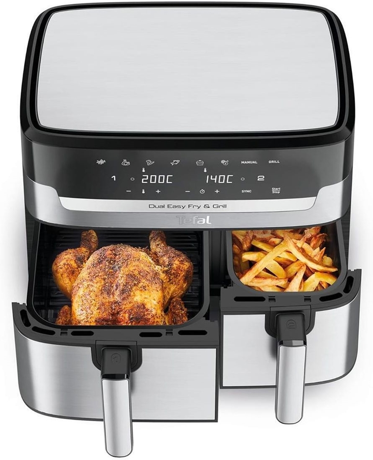 Tefal EY905D Dual Easy Fry & Grill 2