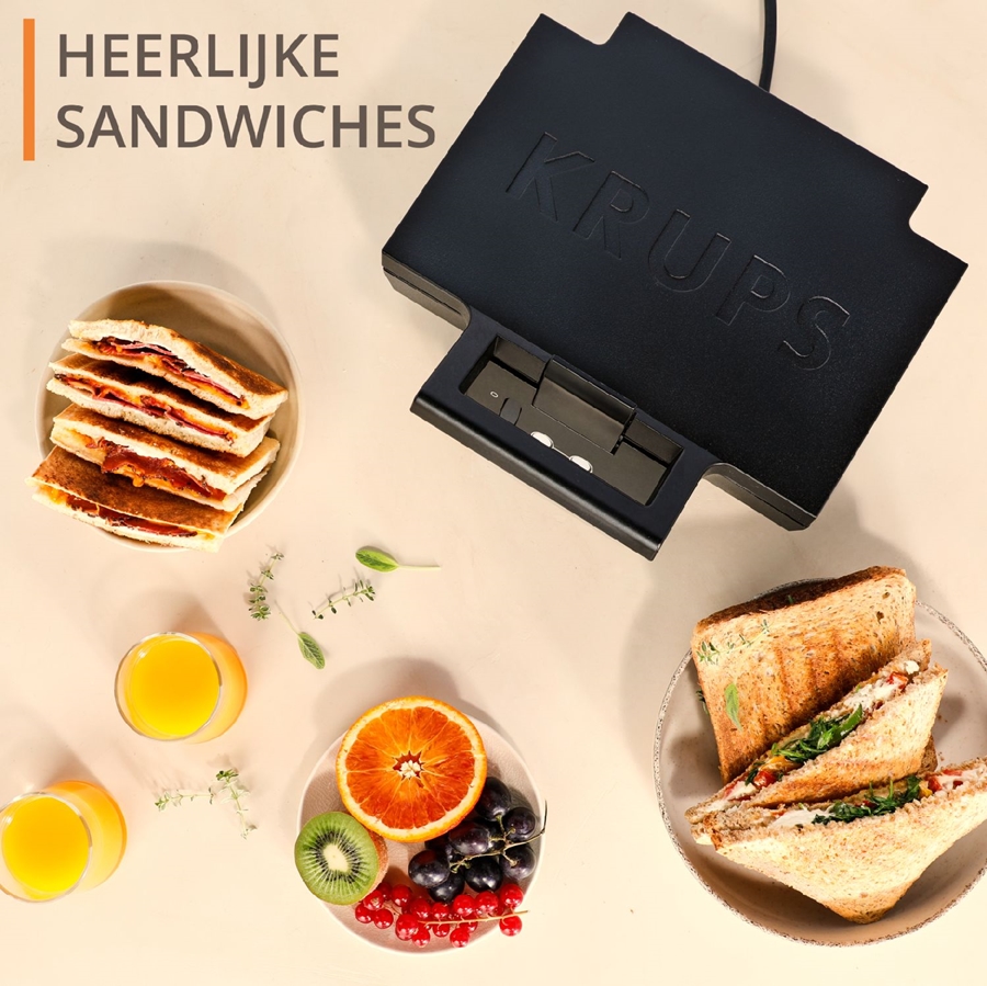 Krups FDK462 Tosti Ijzer - Zwart 5