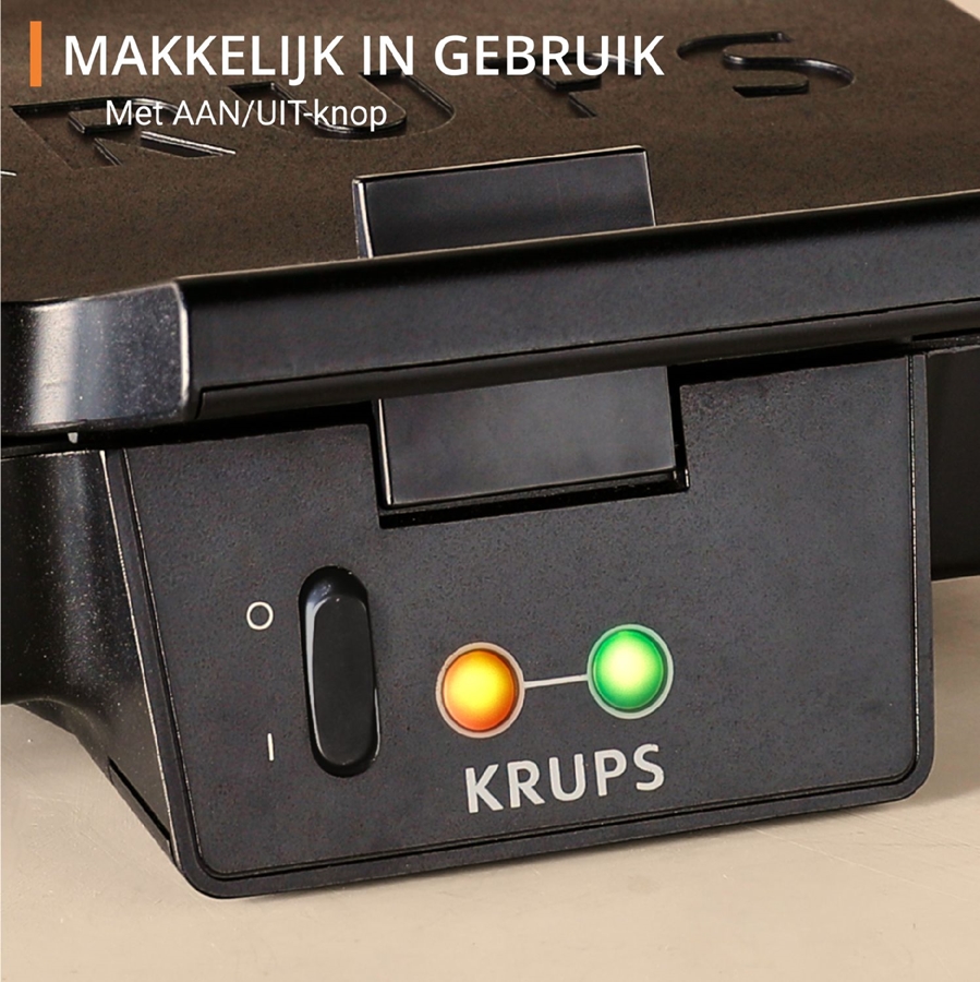 Krups FDK462 Tosti Ijzer - Zwart 7