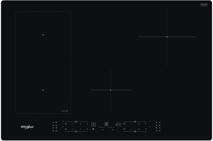 Whirlpool WL B2977 NE Inductiekookplaat - 4 Zones - FlexiCook 7