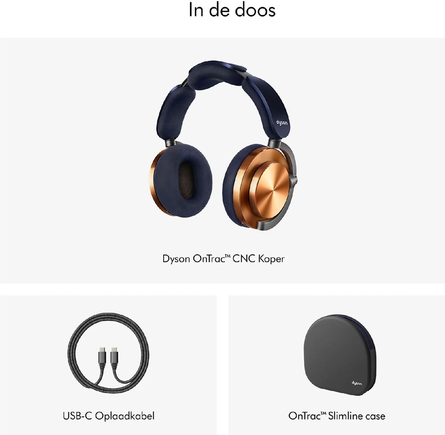 Dyson OnTrac Koptelefoon - Prussian / Copper 6