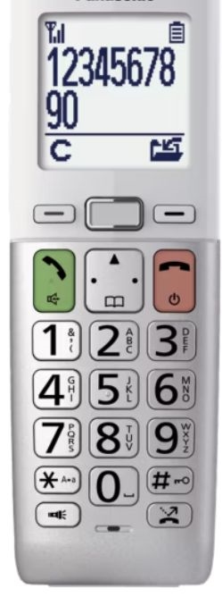 Panasonic KX-TGU432EXW huistelefoon 4