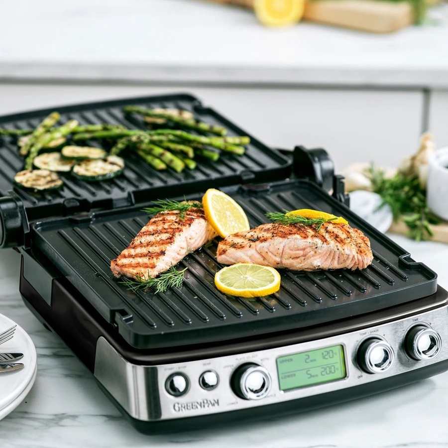 Greenpan Elite Contactgrill - Zwart 3