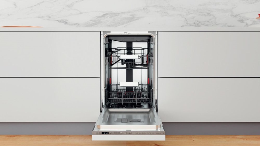 Whirlpool WSIO 3O34 PFE X Slimline Inbouw Vaatwasser - RVS 3