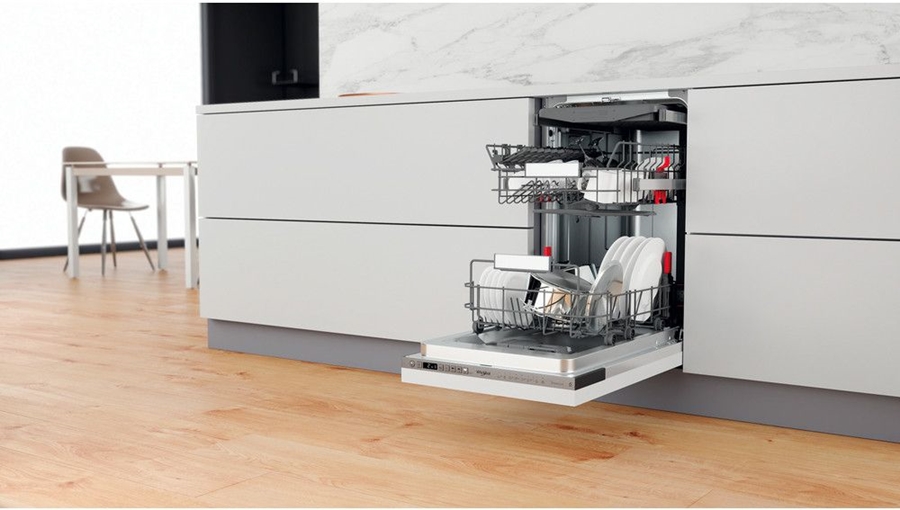 Whirlpool WSIO 3O34 PFE X Slimline Inbouw Vaatwasser - RVS 4