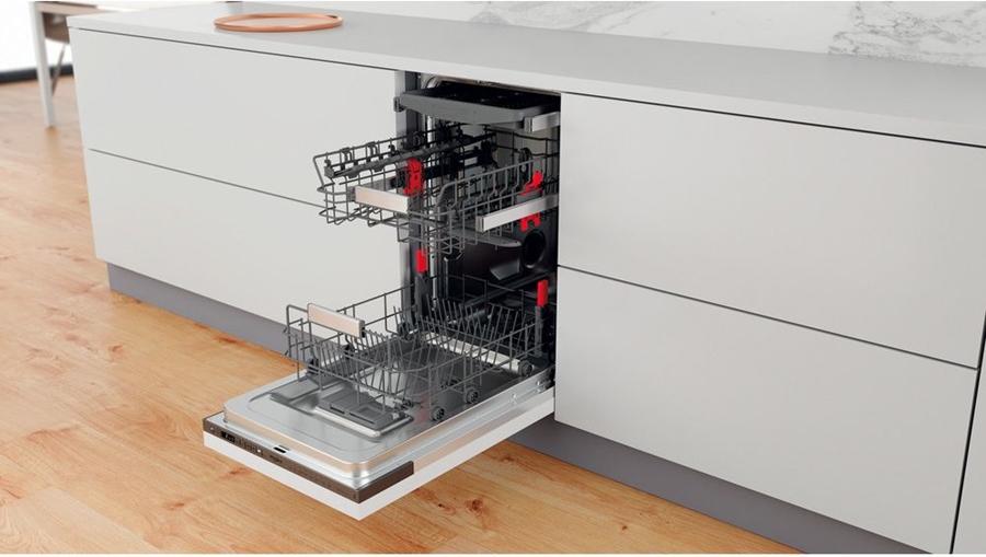 Whirlpool WSIO 3O34 PFE X Slimline Inbouw Vaatwasser - RVS 5