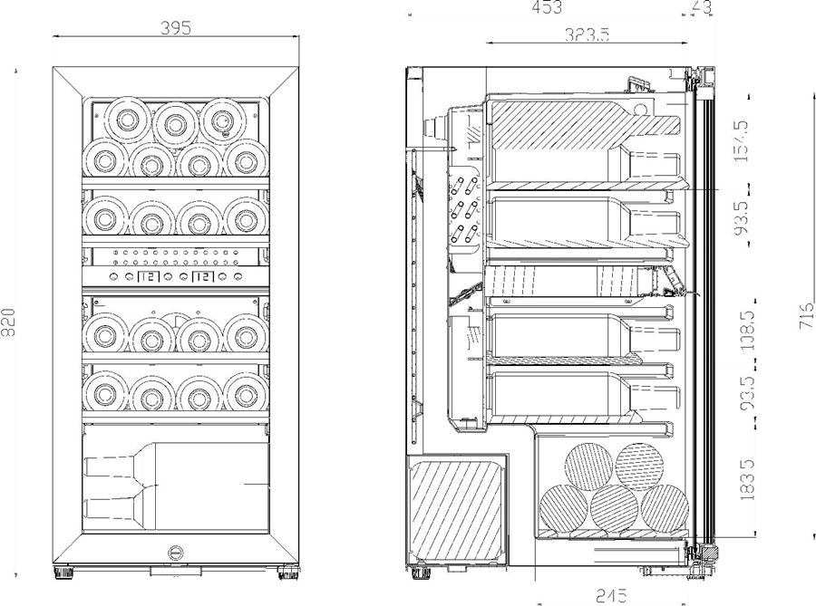 mQuvée WineExpert 24 Wijnkast - RVS 5