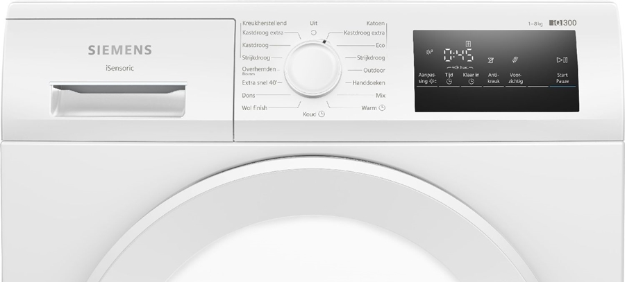 Siemens WT43H00ENL iQ300 Warmtepompdroger 10