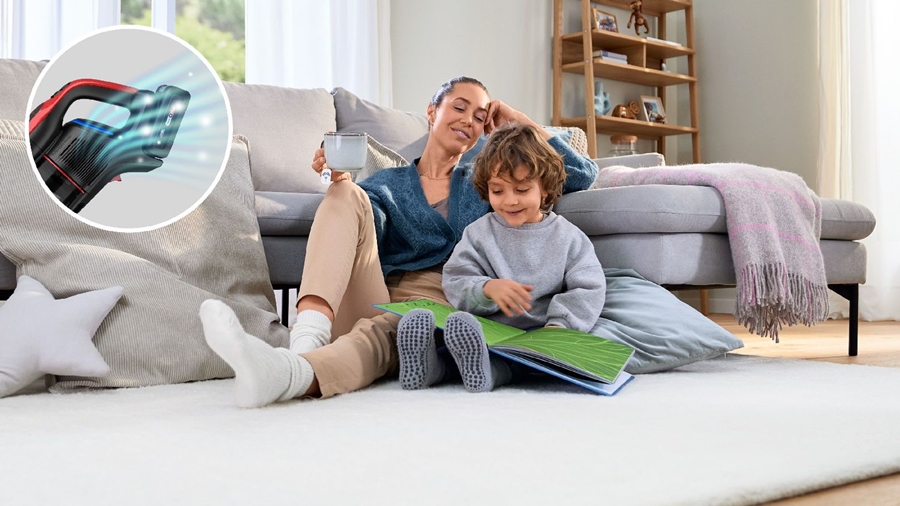 BOSCH BCS1041PET Unlimited 10 ProAnimal Steelstofzuiger - Rood 10