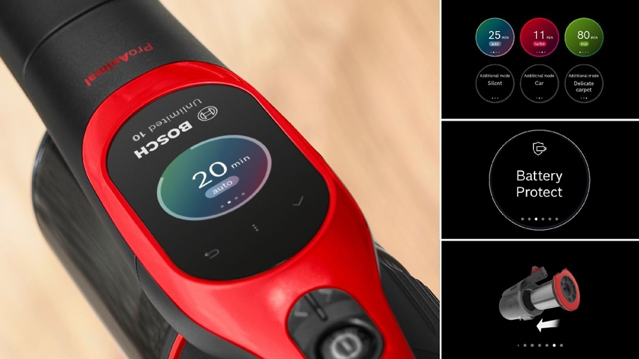 BOSCH BCS1041PET Unlimited 10 ProAnimal Steelstofzuiger - Rood 11