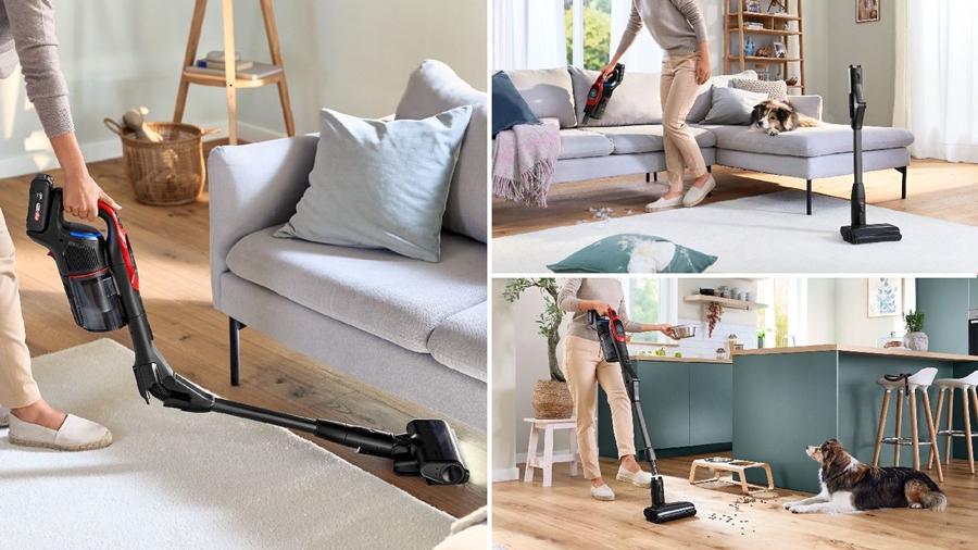 BOSCH BCS1041PET Unlimited 10 ProAnimal Steelstofzuiger - Rood 16