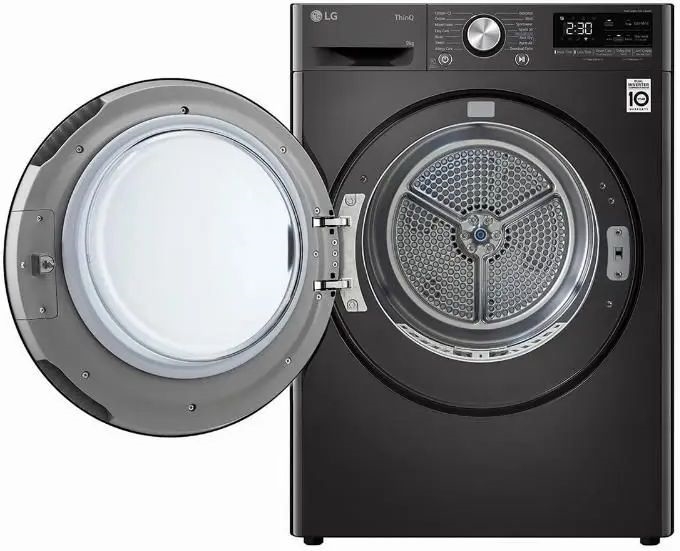 LG RH90V9ZVEN Warmtepompdroger - Zwart 2