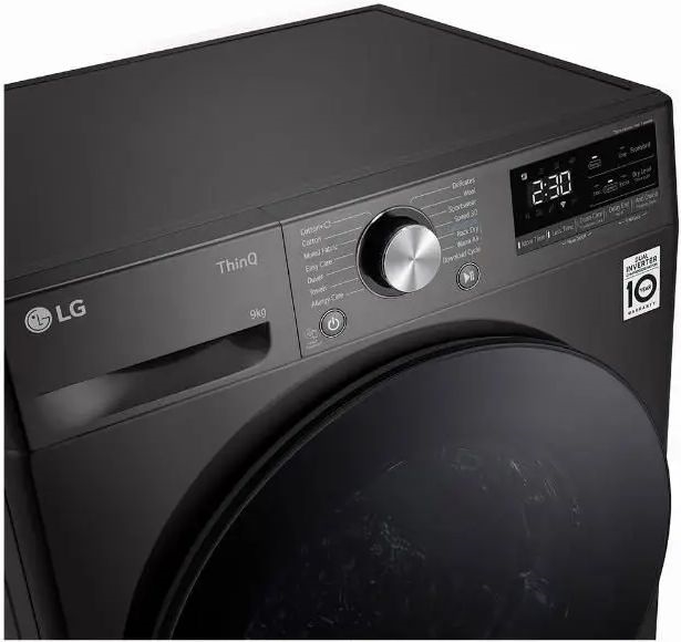 LG RH90V9ZVEN Warmtepompdroger - Zwart 8