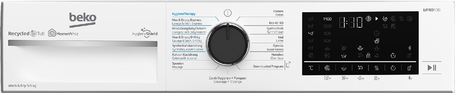 Beko B5DT59442W Was-droogcombinatie - Wit 6