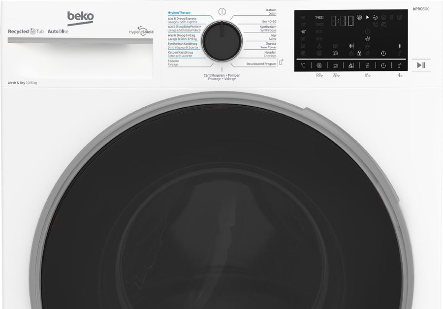 Beko B5DT510446W Was-droogcombinatie - Wit  4