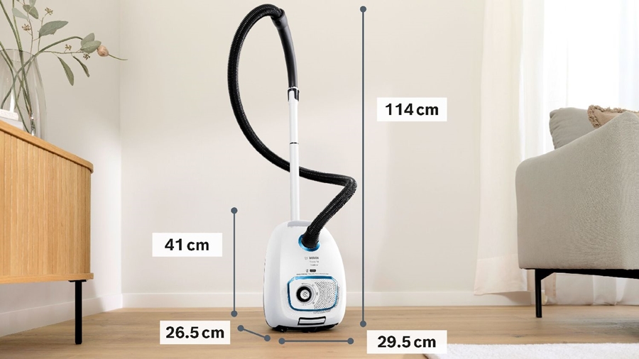 BOSCH BGL41SIL2H ProSilence Serie 4 Stofzuiger met Zak - Wit 8