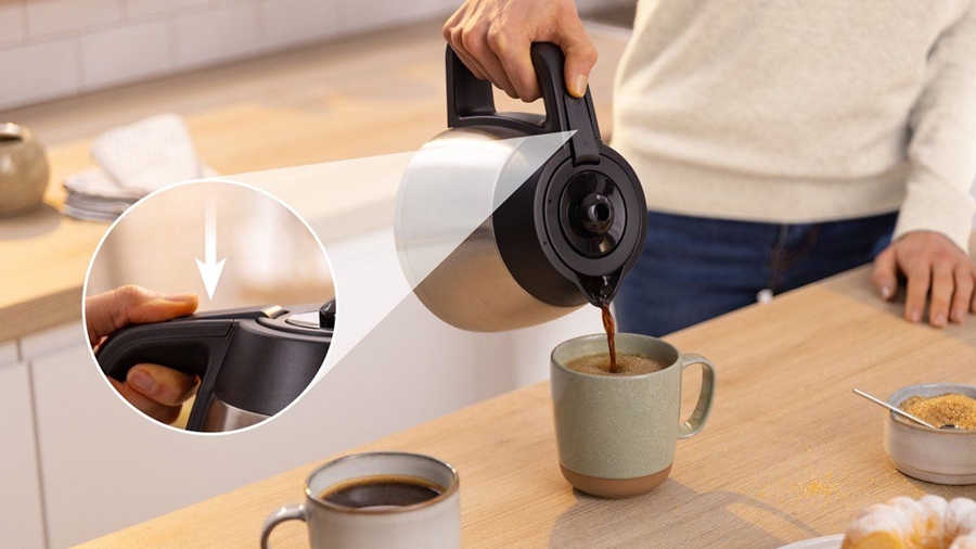 BOSCH TKA6M273 MyMoment - Koffiezetapparaat met Thermoskan - RVS / Zwart 3