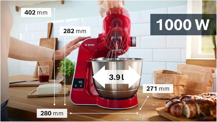 BOSCH MUM5X720 Keukenmachine - Rood 2