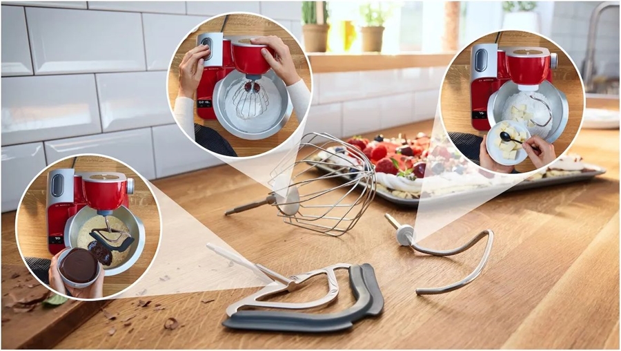 BOSCH MUM5X720 Keukenmachine - Rood 4