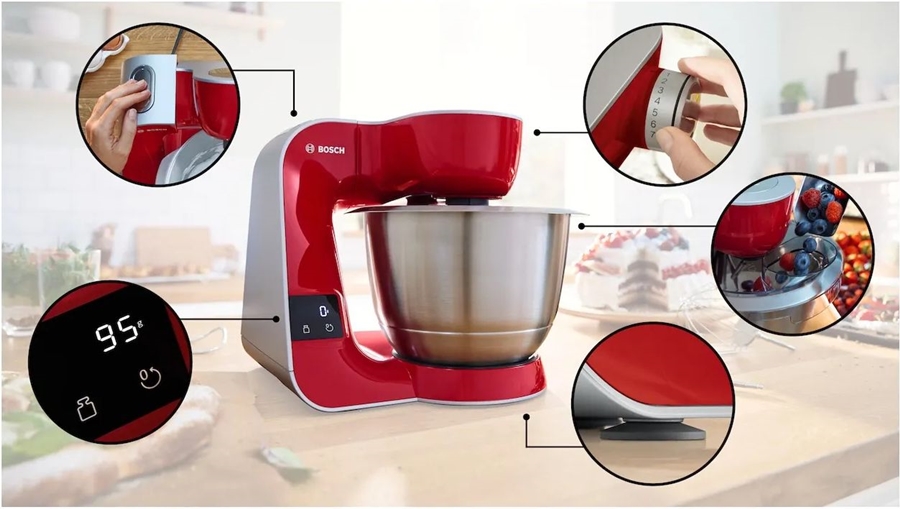 BOSCH MUM5X720 Keukenmachine - Rood 7